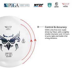 YIKUN Professional PDGA WFDF Disc Golf Driver Driver Fairway Driver 165-170g VIEW  7 | 6 | -3.5 | 1 - Image 4